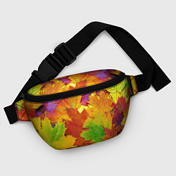 Поясная сумка Осенние листья, цвет: 3D-принт — фото 2