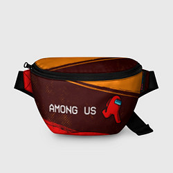 Поясная сумка AMONG US АМОНГ АС, цвет: 3D-принт
