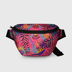 Поясная сумка Листья, цвет: 3D-принт