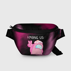 Поясная сумка AMONG US - Милота, цвет: 3D-принт