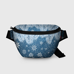 Поясная сумка Снежное Настроенние, цвет: 3D-принт