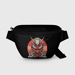 Поясная сумка Cyber Oni Samurai, цвет: 3D-принт