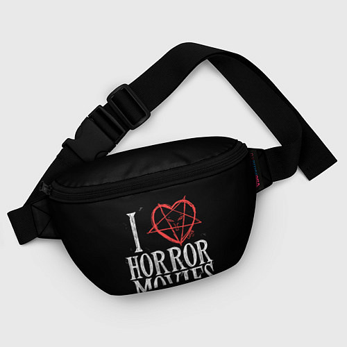 Поясная сумка I Love Horror Movies / 3D-принт – фото 4