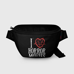 Поясная сумка I Love Horror Movies, цвет: 3D-принт