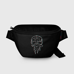 Поясная сумка Skull Glitch, цвет: 3D-принт