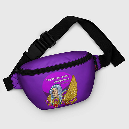 Поясная сумка А ещё я люблю фиолетовый / 3D-принт – фото 4