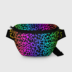 Поясная сумка Неоновый градиент, цвет: 3D-принт
