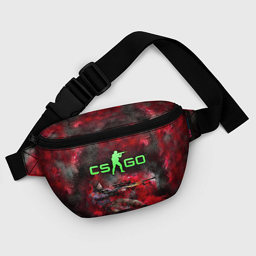 Поясная сумка CS GO Red heat / 3D-принт – фото 4