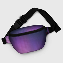 Поясная сумка Северное сияние фиолетовый, цвет: 3D-принт — фото 2