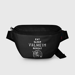 Поясная сумка Eat Sleep Valheim Repeat, цвет: 3D-принт