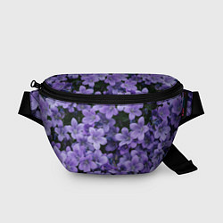 Поясная сумка Фиолетовый цвет весны, цвет: 3D-принт