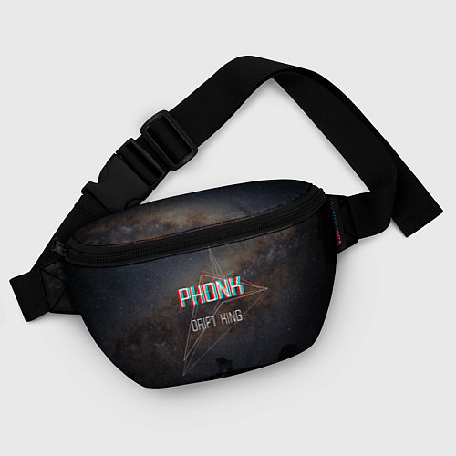 Поясная сумка PHONK Drift King фонк дрифт / 3D-принт – фото 4
