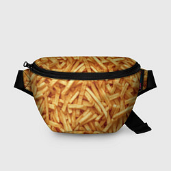 Поясная сумка Картошечка ФРИ, цвет: 3D-принт