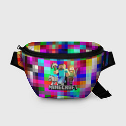 Поясная сумка MINECRAFT МАЙНКРАФТ, цвет: 3D-принт