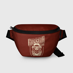 Поясная сумка Русский медведь в шляпе, цвет: 3D-принт