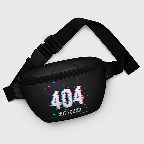 Поясная сумка Глитч 404 / 3D-принт – фото 4