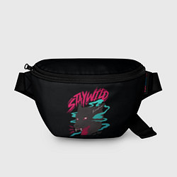 Поясная сумка Волк StayWild, цвет: 3D-принт