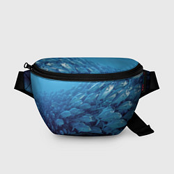 Поясная сумка Морские рыбы, цвет: 3D-принт
