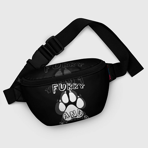 Поясная сумка Furry proud / 3D-принт – фото 4