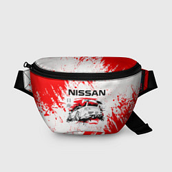 Поясная сумка Nissan, цвет: 3D-принт