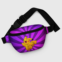 Поясная сумка Радостный Пикачу, цвет: 3D-принт — фото 2