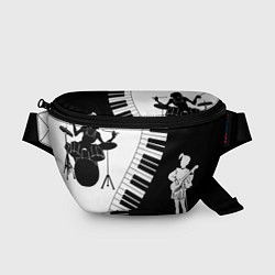 Поясная сумка Черно Белое пианино