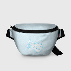 Поясная сумка Blue Lil Peep, цвет: 3D-принт