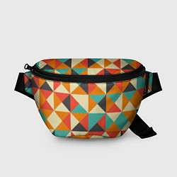 Поясная сумка Треугольники, цвет: 3D-принт