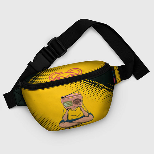 Поясная сумка Radiohead Радиохед Лого спина Z / 3D-принт – фото 4