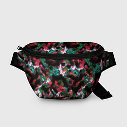 Поясная сумка Гранжевый абстрактный узор, цвет: 3D-принт
