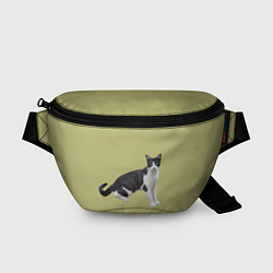 Поясная сумка Смотрящая кошка
