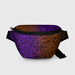 Поясная сумка Градиентный разлом 3D 3Д, цвет: 3D-принт