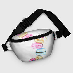 Поясная сумка Macarons Нежный десерт, цвет: 3D-принт — фото 2