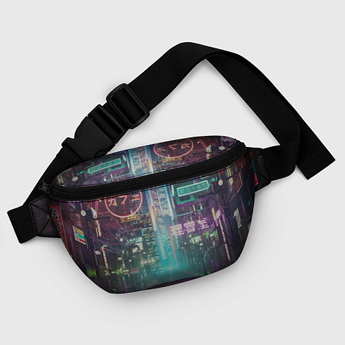Поясная сумка Neon Tokyo / 3D-принт – фото 4