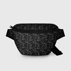 Поясная сумка Черно-белый спортивный узор, цвет: 3D-принт