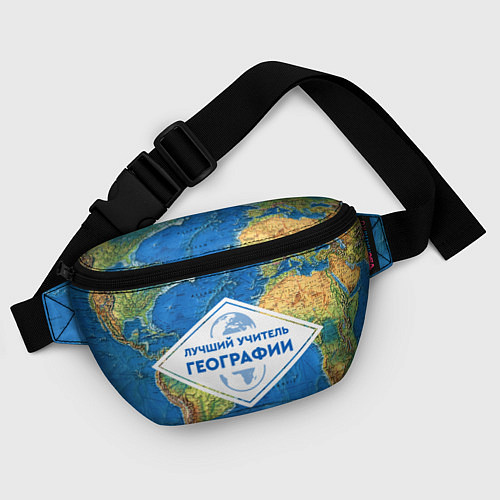 Поясная сумка Лучший учитель географии / 3D-принт – фото 4