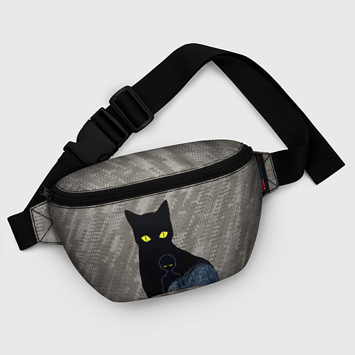 Поясная сумка Cat psycho 100 Моб Психо 100 Z / 3D-принт – фото 4