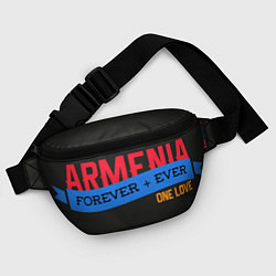 Поясная сумка Armenia one love, цвет: 3D-принт — фото 2