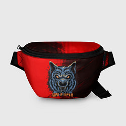 Поясная сумка Wolf head, цвет: 3D-принт