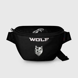 Поясная сумка Beautiful wolf, цвет: 3D-принт