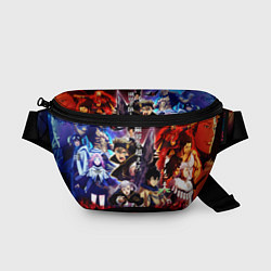 Поясная сумка Черный клевер герои и вселенная Аста Юно, цвет: 3D-принт