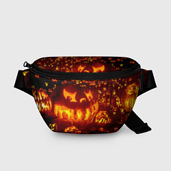 Поясная сумка Тыквы на Хэллоуин, цвет: 3D-принт