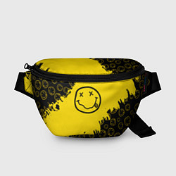 Поясная сумка Nirvana Smile Нирвана Рваный Паттерн