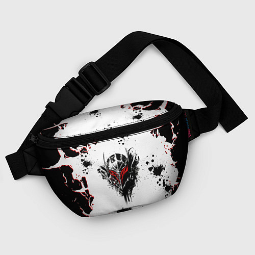 Поясная сумка Берсерк черная маска / 3D-принт – фото 4