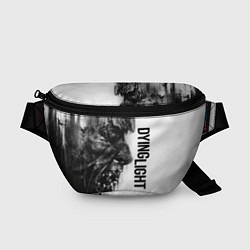 Поясная сумка DYING LIGHT BLACK & WHITE ZOMBIE FACE