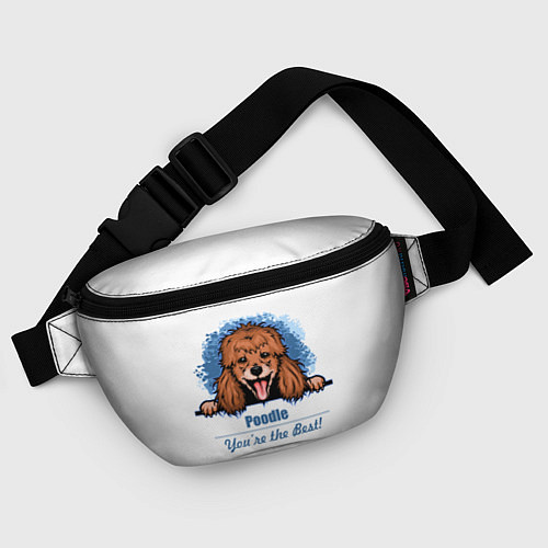 Поясная сумка Собака Пудель Poodle / 3D-принт – фото 4
