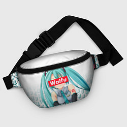 Поясная сумка Waifu - Hatsune Miku, цвет: 3D-принт — фото 2