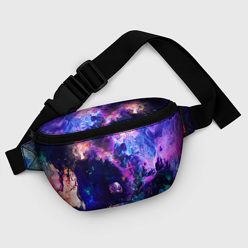 Поясная сумка НЕОНОВЫЕ КОСМОС NEON SPACE / 3D-принт – фото 4