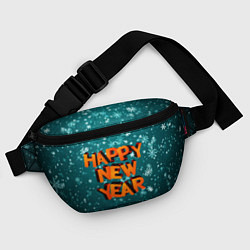Поясная сумка HAPPY NEW YEAR 2022 С НОВЫМ ГОДОМ, цвет: 3D-принт — фото 2