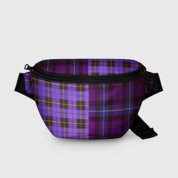 Поясная сумка Purple Checkered